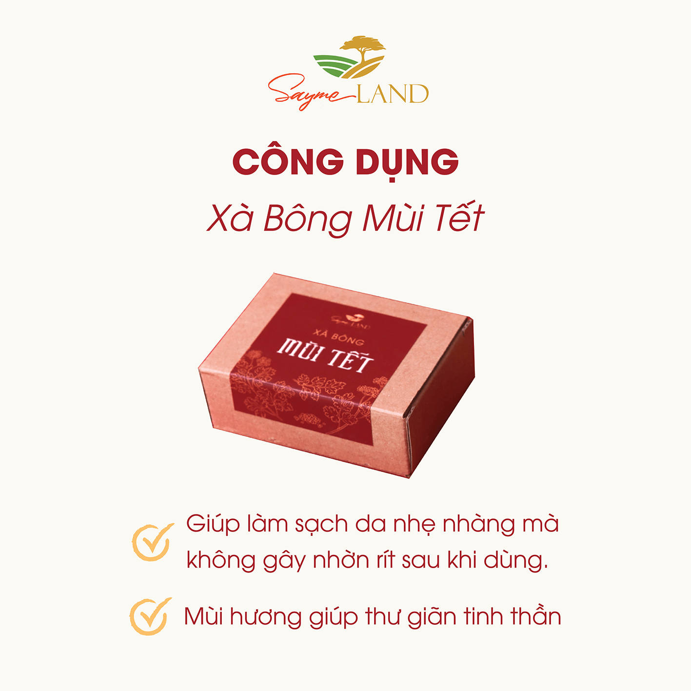 Xà bông mùi tết